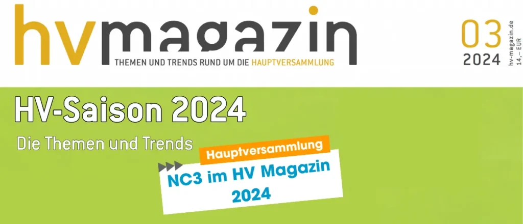 HV Magazin mit NC3