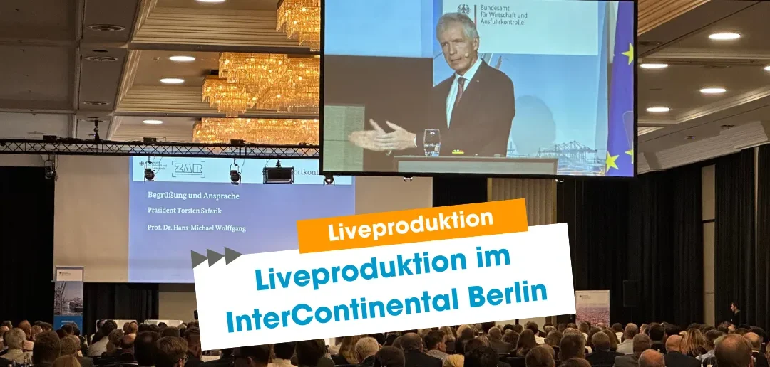 Liveproduktion im Intercontinental Berlin: Eine Location für erstklassige Events