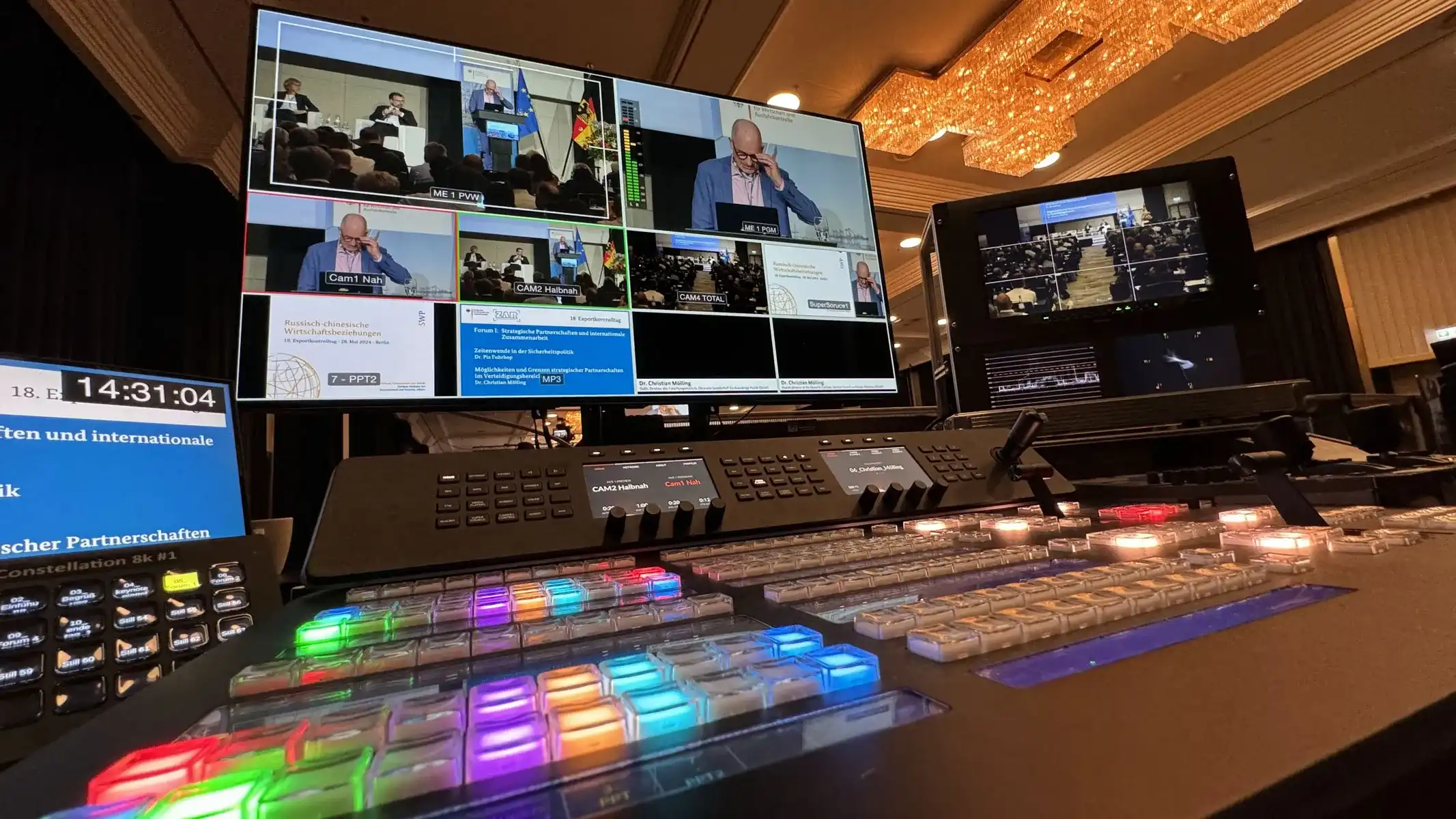 Liveproduktion im InterContinental Berlin