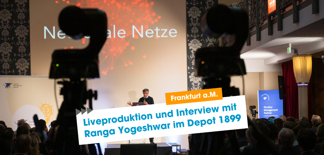 Liveproduktion und Interview mit Ranga Yogeshwar im Depot 1899