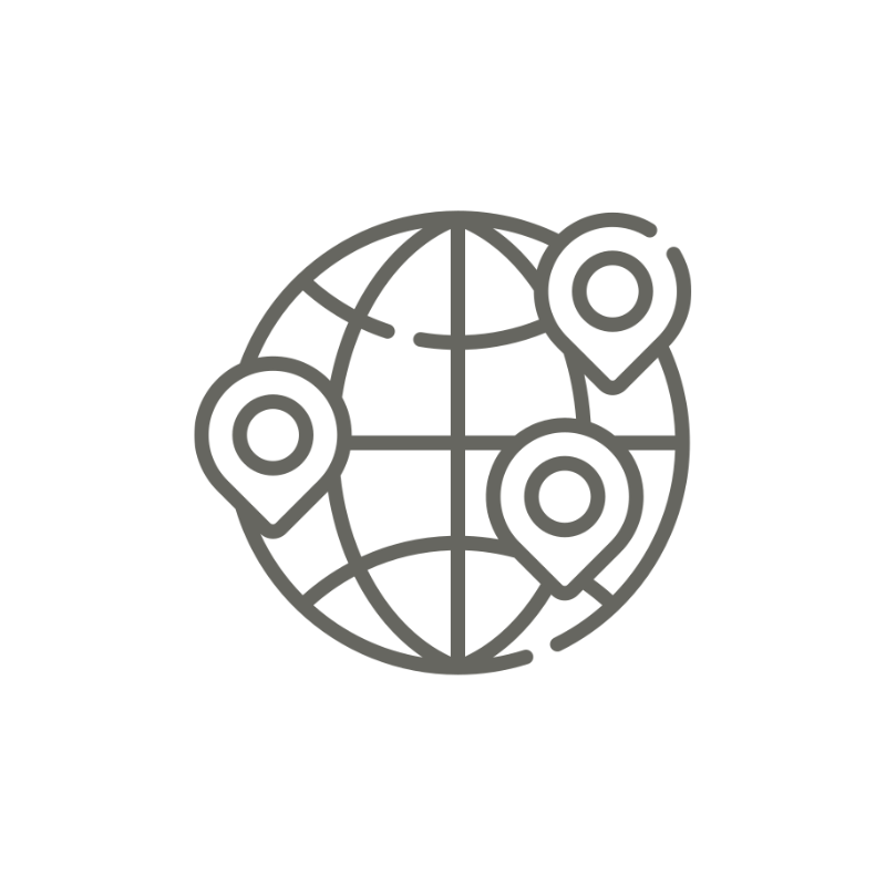 Icon Globale Reichweite Globale Reichweite