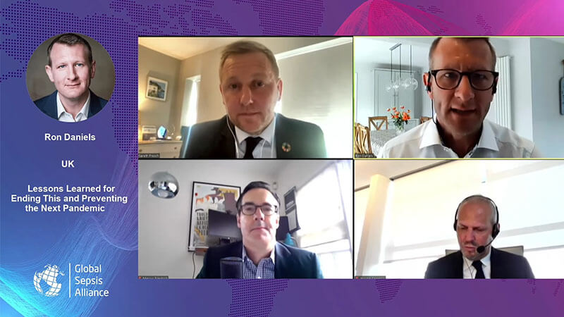 Virtuelles Panel der Global Sepsis Alliance mit vier Experten zu Pandemie-Lektionen und Sepsis-Prävention